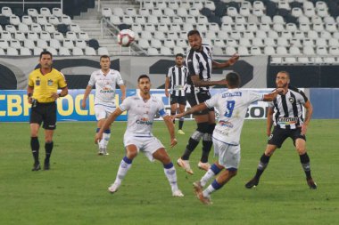 (SPO) Brezilya Futbol Şampiyonası İkinci Ligi Botafogo ve CSA-AL. 27 Temmuz 2021, Rio de Janeiro, Brezilya: Botafogo ile CSAL-AL arasındaki futbol maçı, Brezilya 'nın ikinci lig şampiyonluğu için geçerli, Nilton Santos Stadyumu' nda (Eng
