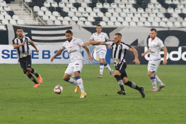 (SPO) Brezilya Futbol Şampiyonası İkinci Ligi Botafogo ve CSA-AL. 27 Temmuz 2021, Rio de Janeiro, Brezilya: Botafogo ile CSAL-AL arasındaki futbol maçı, Brezilya 'nın ikinci lig şampiyonluğu için geçerli, Nilton Santos Stadyumu' nda (Eng