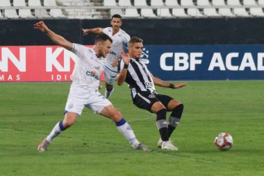 (SPO) Brezilya Futbol Şampiyonası İkinci Ligi Botafogo ve CSA-AL. 27 Temmuz 2021, Rio de Janeiro, Brezilya: Botafogo ile CSAL-AL arasındaki futbol maçı, Brezilya 'nın ikinci lig şampiyonluğu için geçerli, Nilton Santos Stadyumu' nda (Eng