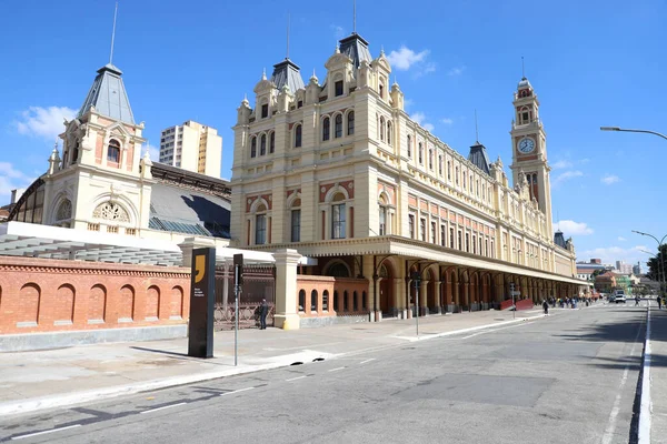 Governor Sao Paulo Delivers Reconstructed Museum Portuguese Language July 2021 — Foto de Stock