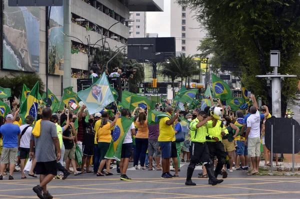 Demonstratie Door Controleerbare Gedrukte Stemming Natal Augustus 2021 Natal Brazilië — Stockfoto