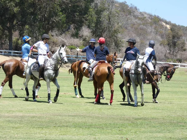 Southern California Affluence Eyes Big Leagues International Polo Inglês Agosto — Fotografia de Stock