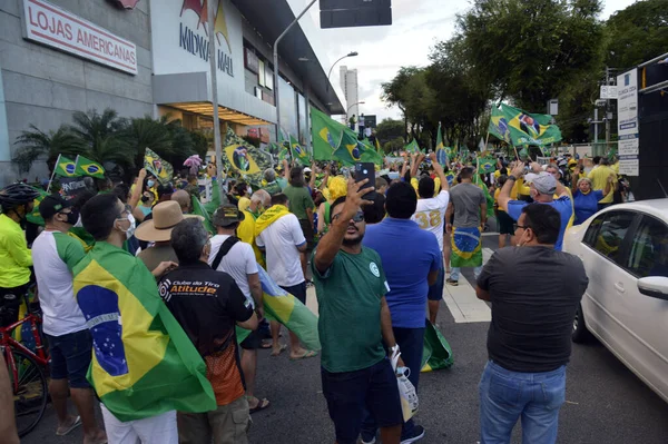 Manifestação Por Votação Impressa Auditável Natal Agosto 2021 Natal Brasil — Fotografia de Stock