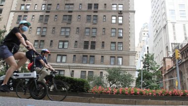 Summer Streets New York 'a geri döndü. 7 Ağustos 2021, New York, ABD: The Summer Streets, COVID-19 salgını nedeniyle askıya alındıktan sonra New York 'a geri döndü. 