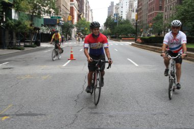 Summer Streets New York 'a geri döndü. 7 Ağustos 2021, New York, ABD: The Summer Streets, COVID-19 salgını nedeniyle askıya alındıktan sonra New York 'a geri döndü. 