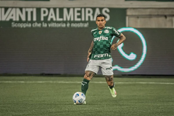 Spo Πρωτάθλημα Ποδοσφαίρου Βραζιλίας Palmeiras Και Fortaleza Αυγούστου 2021 Σάο — Φωτογραφία Αρχείου