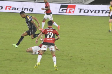 (SPO) Brezilya 'nın 16' ncı turu: ABC-RN ve Flamengo. 5 Ağustos 2021, Natal, Rio Grande do Norte, Brezilya: ABC-RN ve Flamengo arasındaki futbol maçı, 5 Perşembe günü Natal 'daki Arena das Dunas' da düzenlenen Brezilya Futbol Kupası 'nın 16' ncı turu için geçerli.). 