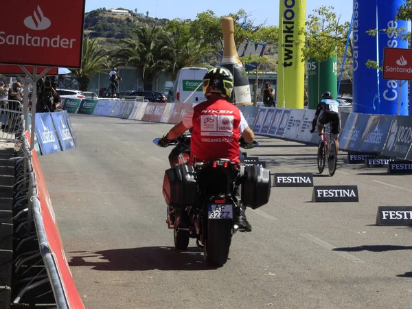 Cyklistika Vydání Volta Portugal Srpna 2021 Lisabon Portugalsko Cyklista Rafael — Stock fotografie