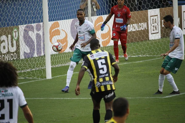 Spo Mistrzostwa Brazylii Piłce Nożnej Dywizja Manaus Volta Redonda Sierpnia — Zdjęcie stockowe
