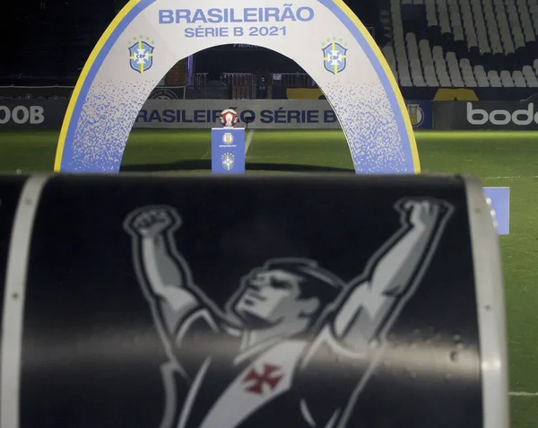 Campeonato Brasileño Fútbol Segunda División Vasco Gama Vila Nova Agosto — Foto de Stock