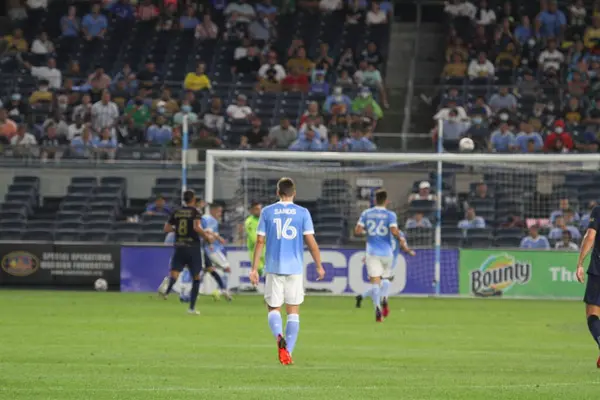 2021 Фінал Кубка Ліги Nycfc Pumas Серпня 2021 Року Бронкс — стокове фото