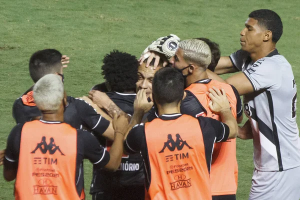 Campeonato Brasileño Fútbol Segunda División Vasco Gama Vila Nova Agosto — Foto de Stock