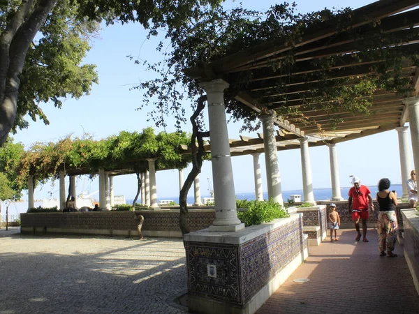 Sao Sebastiao Viewpoint District Setubal August 2021 Setubal Portugal Panoramic — Stock Photo, Image