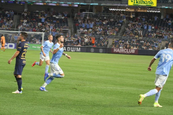 2021 Фінал Кубка Ліги Nycfc Pumas Серпня 2021 Року Бронкс — стокове фото