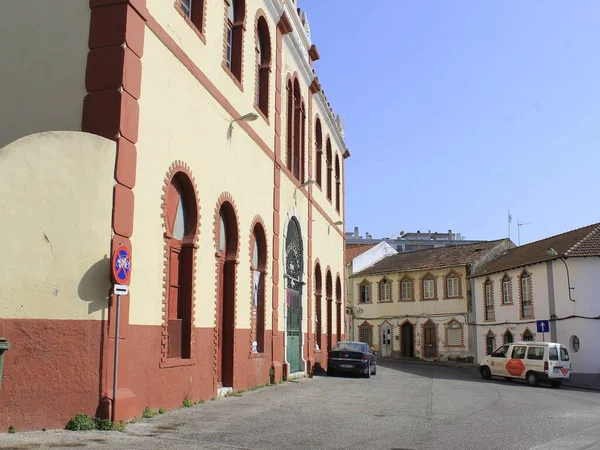 August 2021 Setubal Portugal Bewegung Bahnhof Der Stadt Setubal Und — Stockfoto