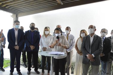 Parnamirim Cinayet Bürosu açılıyor. 16 Ağustos 2021, Parnamirim, Natal, Rio Grande do Norte, Brezilya: Parnamimim Büyükşehir Bölgesi 'ndeki DHPP' nin (Cinayet ve İnsanları Koruma Delegasyonu) açılış töreni