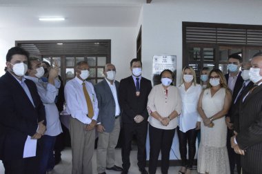 Parnamirim Cinayet Bürosu açılıyor. 16 Ağustos 2021, Parnamirim, Natal, Rio Grande do Norte, Brezilya: Parnamimim Büyükşehir Bölgesi 'ndeki DHPP' nin (Cinayet ve İnsanları Koruma Delegasyonu) açılış töreni