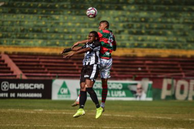 (SPO) Brezilya Futbol Şampiyonası 4. Lig: Portekizce ve Inter de Limeira. 14 Ağustos 2021, Sao Paulo, Brezilya: Portekiz ile Inter de Limeira arasındaki futbol maçı, Brezilya Futbol Şampiyonası 'nın 11. turu için geçerli.