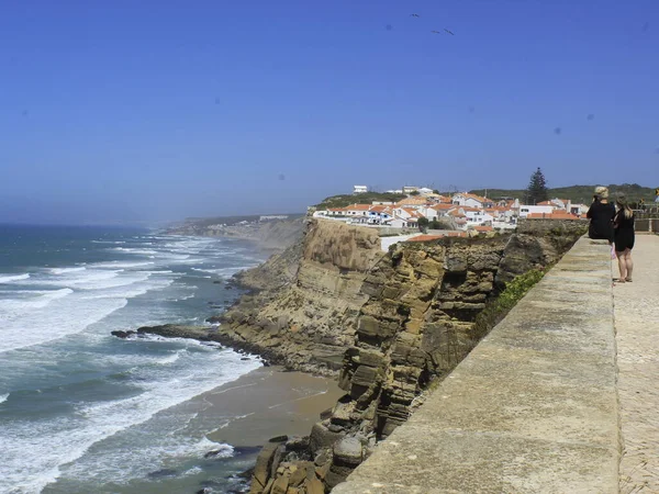 アゼンハドの眺め3月 ポルトガルの海岸 2021年8月16日 ポルトガル シントラ州 アゼンハドの眺め3月 ポルトガルの海岸はシントラ地区に位置します — ストック写真