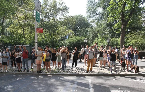 Indiskt Bröllop New York Augusti 2021 New York Usa Allmänheten — Stockfoto