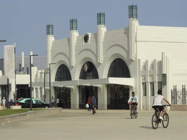 Comercio Meydanı Lizbon Ağustos 2021 Lizbon Portekiz Comercio Meydanı Çevresinde — Stok fotoğraf