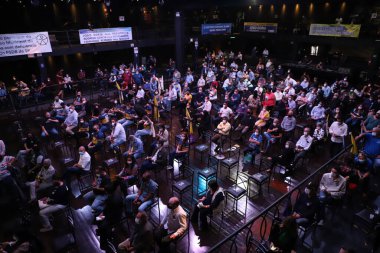 PSDB toplantısı Tomas Covas 'ın partiye olan bağlılığını gösteriyor. 18 Ağustos 2021, Sao Paulo, Brezilya: Sao Paulo PSDB rehberinin, Sao Paulo 'da bulunan Francisco Matarazzo Bulvarı' ndaki Ses etkinlikleri binasında 18 Ağustos Çarşamba günü toplanması).