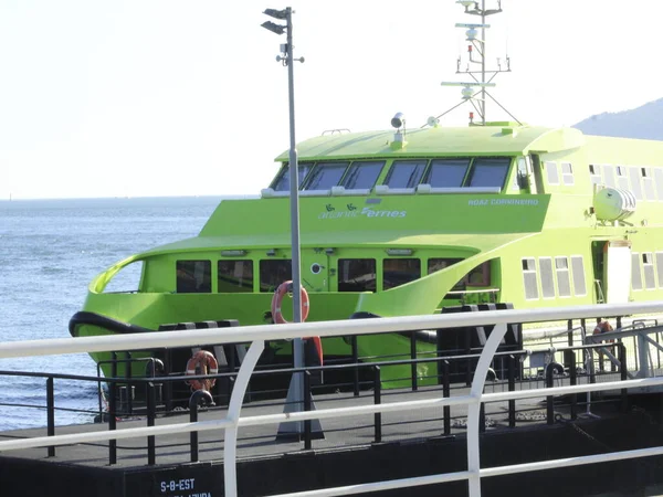 August 2021 Setubal Portugal Schiffsbewegungen Hafengebiet Von Setubal Der Metropolregion — Stockfoto