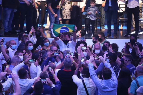 Ağustos 2021 Sao Paulo Brezilya Sao Paulo Psdb Rehberinin Sao — Stok fotoğraf