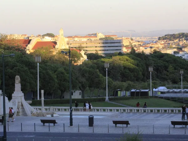 Amalia Rodrigues Garden Λισαβόνα Αυγούστου 2021 Λισαβόνα Πορτογαλία Άποψη Της — Φωτογραφία Αρχείου