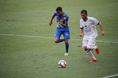 (SPO) Brezilya Futbol Şampiyonası 3. Lig: Portekiz ve Altos-PI. 21 Ağustos 2021, Manaus, Brezilya: Manaus ve Altos-PI arasındaki futbol maçı, Brezilya Futbol Şampiyonası 3.