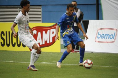 (SPO) Brezilya Futbol Şampiyonası 3. Lig: Portekiz ve Altos-PI. 21 Ağustos 2021, Manaus, Brezilya: Manaus ve Altos-PI arasındaki futbol maçı, Brezilya Futbol Şampiyonası 3.