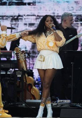 Central Park 'taki mezuniyet konseri. 21 Ağustos 2021, New York, ABD: The We LoVE NYC: New York 'taki büyük Central Park çimlerinde düzenlenen eve dönüş konseri