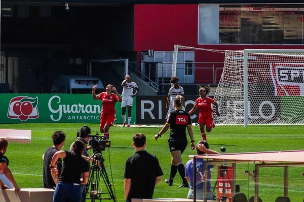 Spo Campeonato Brasileiro Futebol Feminino São Paulo Internacional Agosto 2021 — Fotografia de Stock