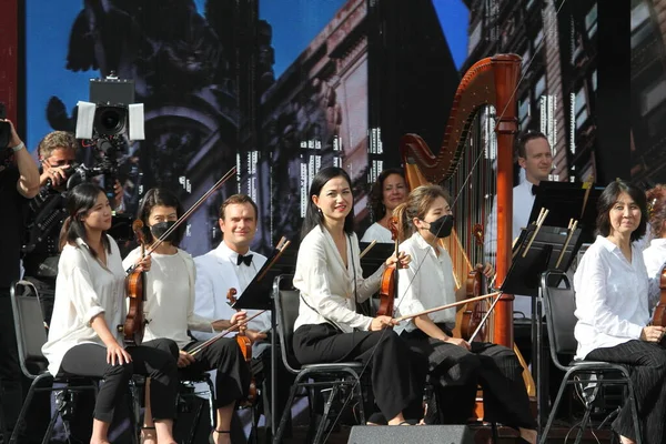 Love Nyc Homecoming Concert Central Park Inglês Agosto 2021 Nova — Fotografia de Stock