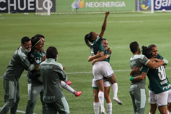 Championnat Brésil Football Féminin Palmeiras Gremio Août 2021 Sao Paulo — Photo