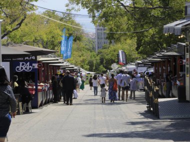 Lizbon Kitap Fuarı 'nın açılışı. 26 Ağustos 2021, Lizbon, Portekiz: Bu yılki Lizbon Kitap Fuarı 'nda 26 Ağustos - 12 Eylül Perşembe tarihleri arasında Portekiz' in Eduardo VII.