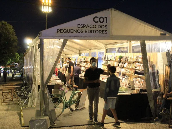 Bewegung Auf Der Buchmesse Lissabon August 2021 Lissabon Portugal Bewegung — Stockfoto