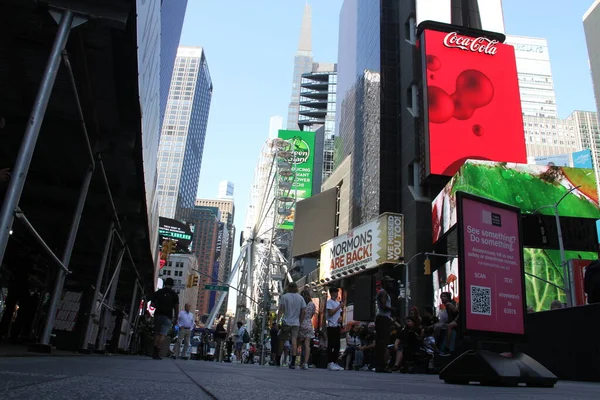 Augustus 2021 New York Usa Een Poging Toeristen Locals Terug — Stockfoto