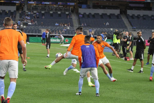 Major League Soccer Pomiędzy Nycfc New England Sierpnia 2021 Bronx — Zdjęcie stockowe