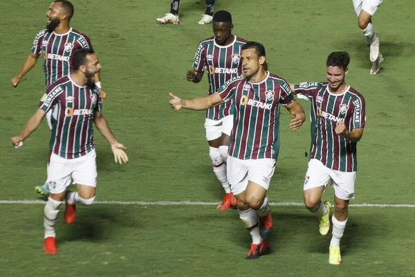 ブラジルサッカー選手権 Fluminense Atletico 8月23 2021 リオデジャネイロ ブラジル FluminenseとAtletico Mgの間のサッカー試合 ブラジルサッカー選手権の17回戦のために有効 — ストック写真