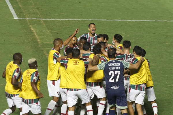 Brazilian Soccer Championship Fluminense Atletico August 2021 Rio Janeiro Brazil — Stock Photo, Image