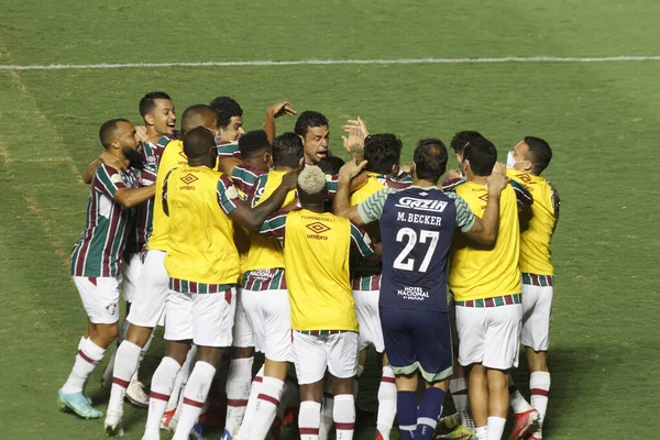 Campeonato Brasileño Fútbol Fluminense Atlético Agosto 2021 Río Janeiro Brasil — Foto de Stock