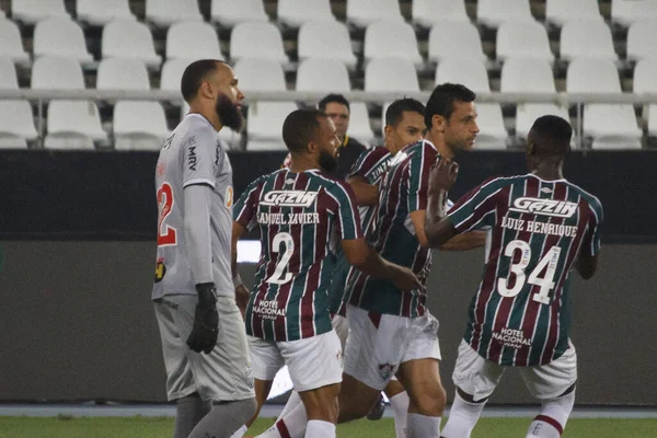 Copa Brasil Cuartos Final Fluminense Atlético Agosto 2021 Río Janeiro — Foto de Stock
