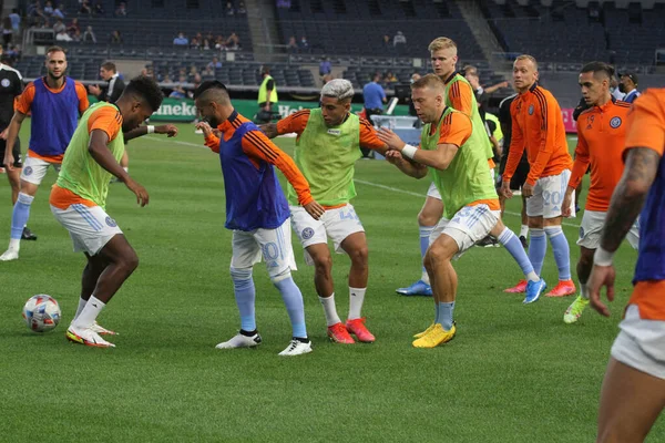 Major League Soccer Entre Nycfc New England Agosto 2021 Bronx — Fotografia de Stock