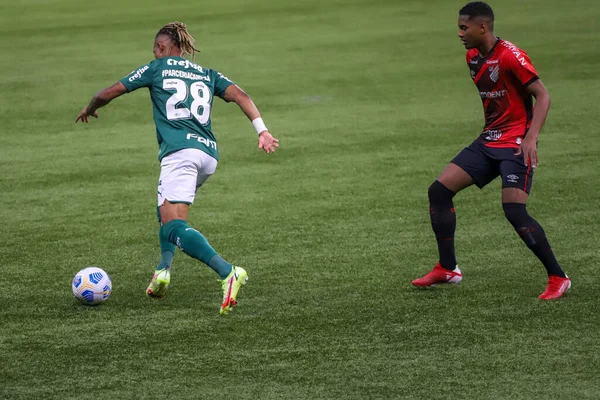 Brazilian Soccer Championship Palmeiras Athletico August 2021 Sao Paulo Brazil — Stock Photo, Image