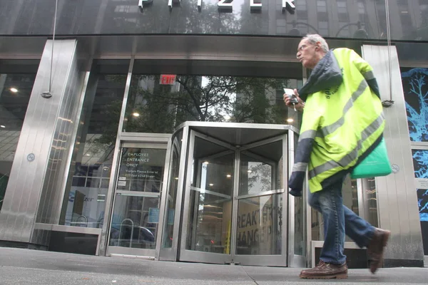 Aprovação Total Fda Para Vacina Pfizer Agosto 2021 Nova York — Fotografia de Stock