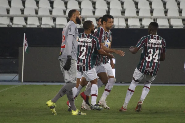 Copa Brasil Cuartos Final Fluminense Atlético Agosto 2021 Río Janeiro — Foto de Stock