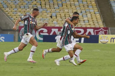 Brezilya Futbol Şampiyonası: Fluminense ve Bahia. 30 Ağustos 2021, Rio de Janeiro, Brezilya: Rio de Janeiro 'daki Maracana Stadyumu' nda düzenlenen Brezilya Futbol Şampiyonası 'nın 18. turu için geçerli olan Fluminense ile Bahia arasındaki futbol maçı