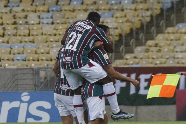 Campeonato Brasileño Fútbol Fluminense Bahia Agosto 2021 Río Janeiro Brasil — Foto de Stock