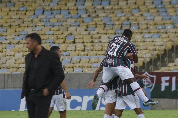 Βραζιλιάνικο Πρωτάθλημα Ποδοσφαίρου Fluminense Και Bahia Αυγούστου 2021 Ρίο Ντε — Φωτογραφία Αρχείου